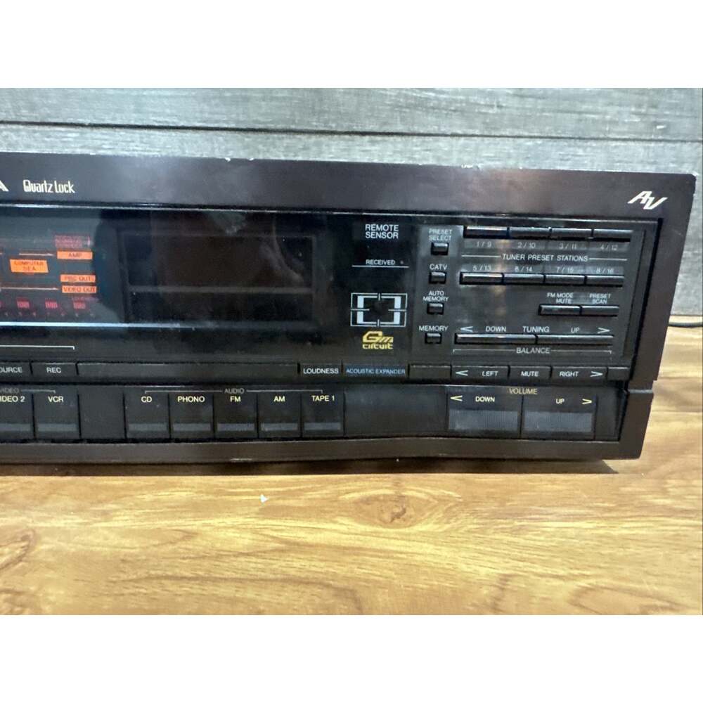 JVC RX-5V Computer Controlled Receiver FM/AM Dynamic Super A Works NO REMOTE - Picture 4 of 12
